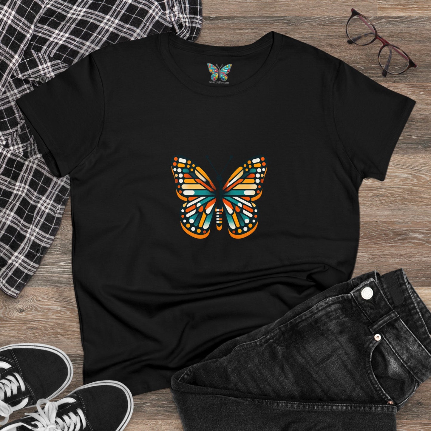 Monarch Butterfly Gleequility - Women - Snazzle Tee