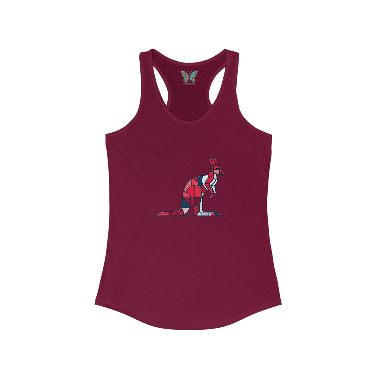 Red Kangaroo Zensweep - Women - Snazzle Tank