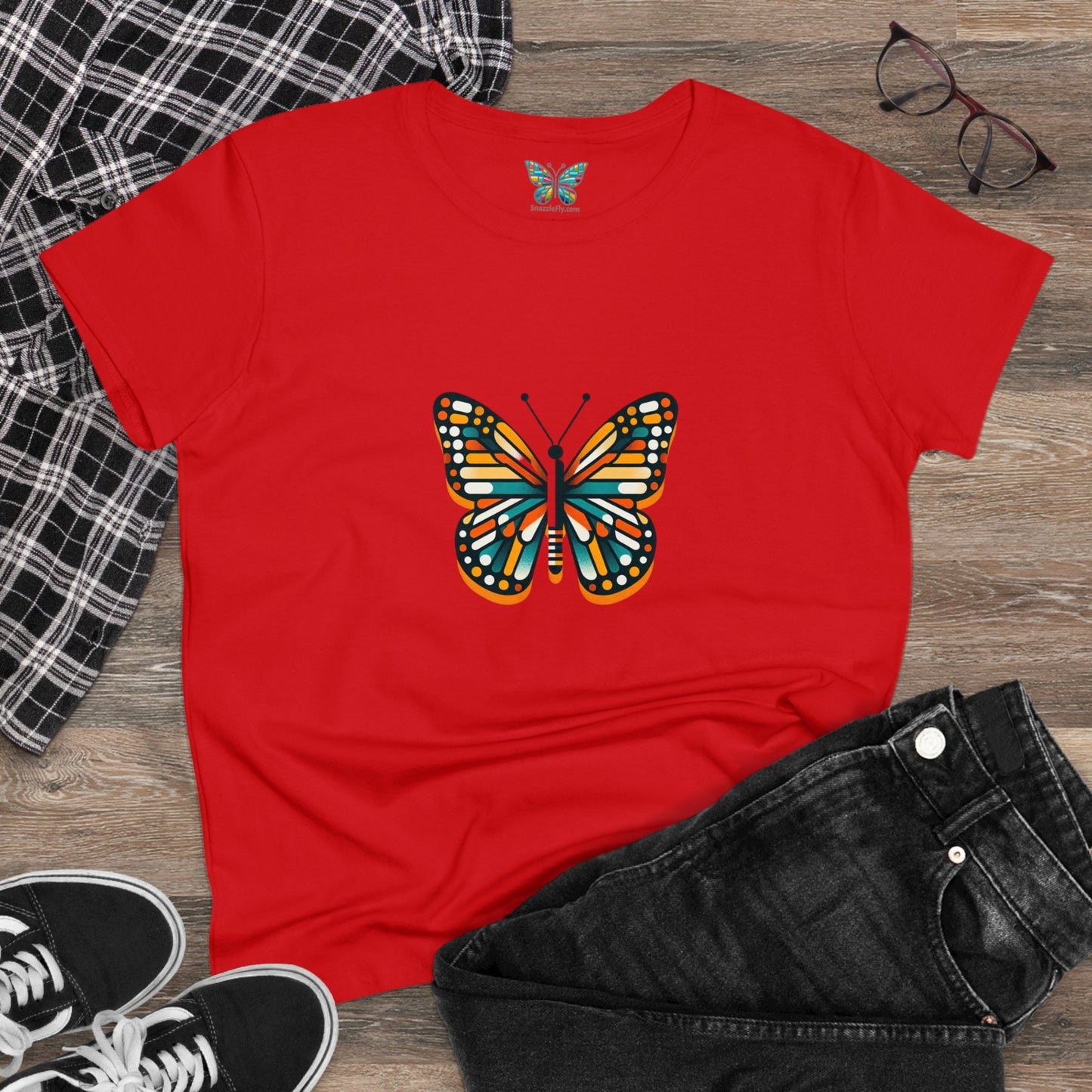 Monarch Butterfly Gleequility - Women - Snazzle Tee