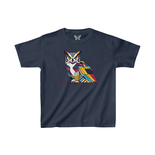 Great Horned Owl Inspyrava - Youth - Snazzle Tee