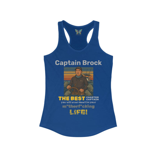 The Best Charter Captain You'll Ever Meet! - Personalizable - Women - Snazzle Tank