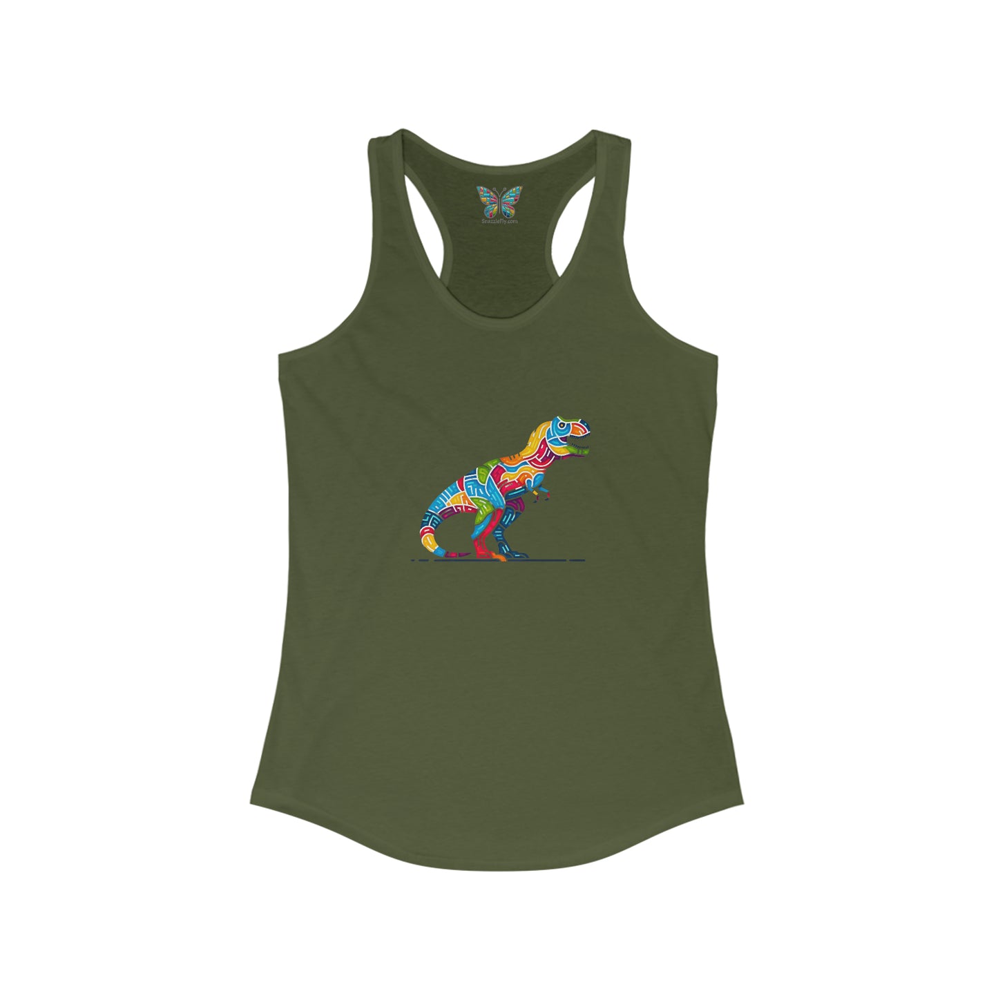 Tyrannosaurus Rex Jovifern - Women - Snazzle Tank