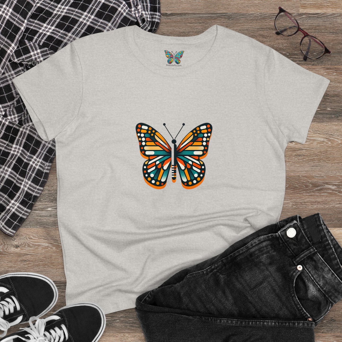 Monarch Butterfly Gleequility - Women - Snazzle Tee