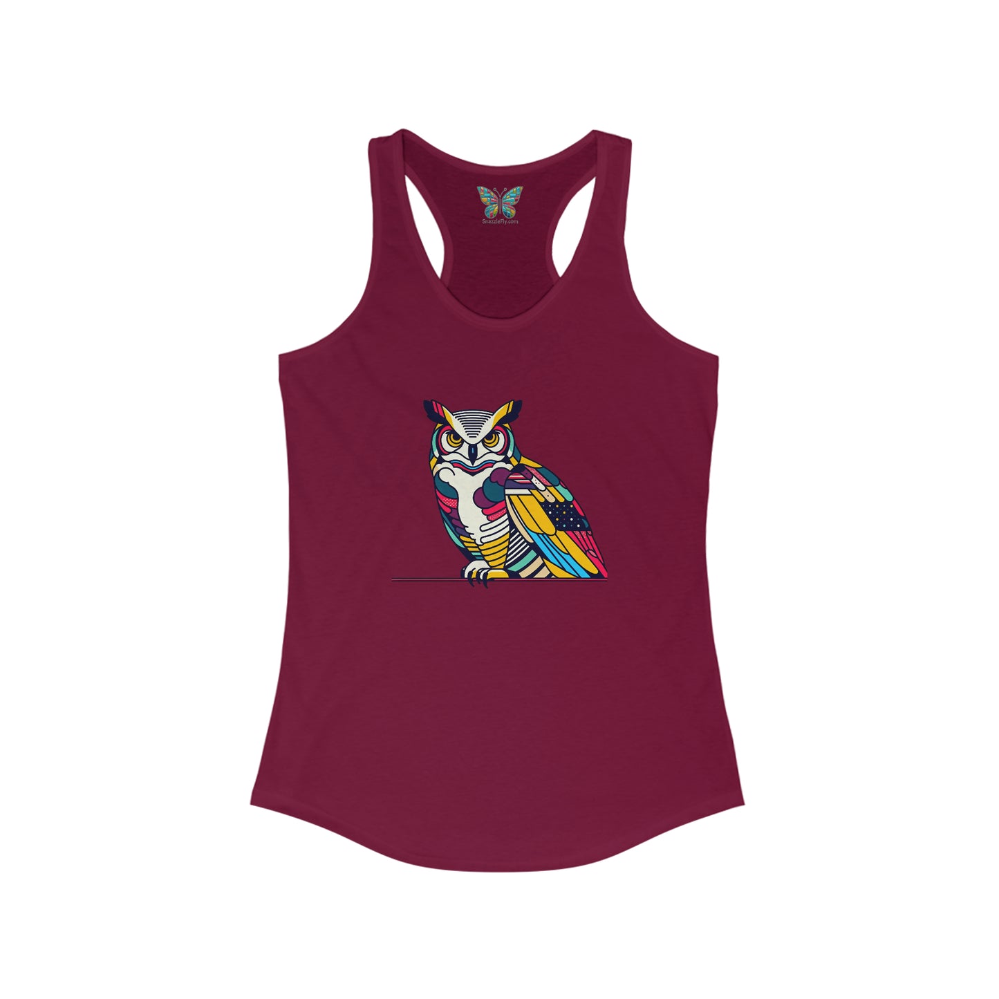 Great Horned Owl Inspyrava - Women - Snazzle Tank
