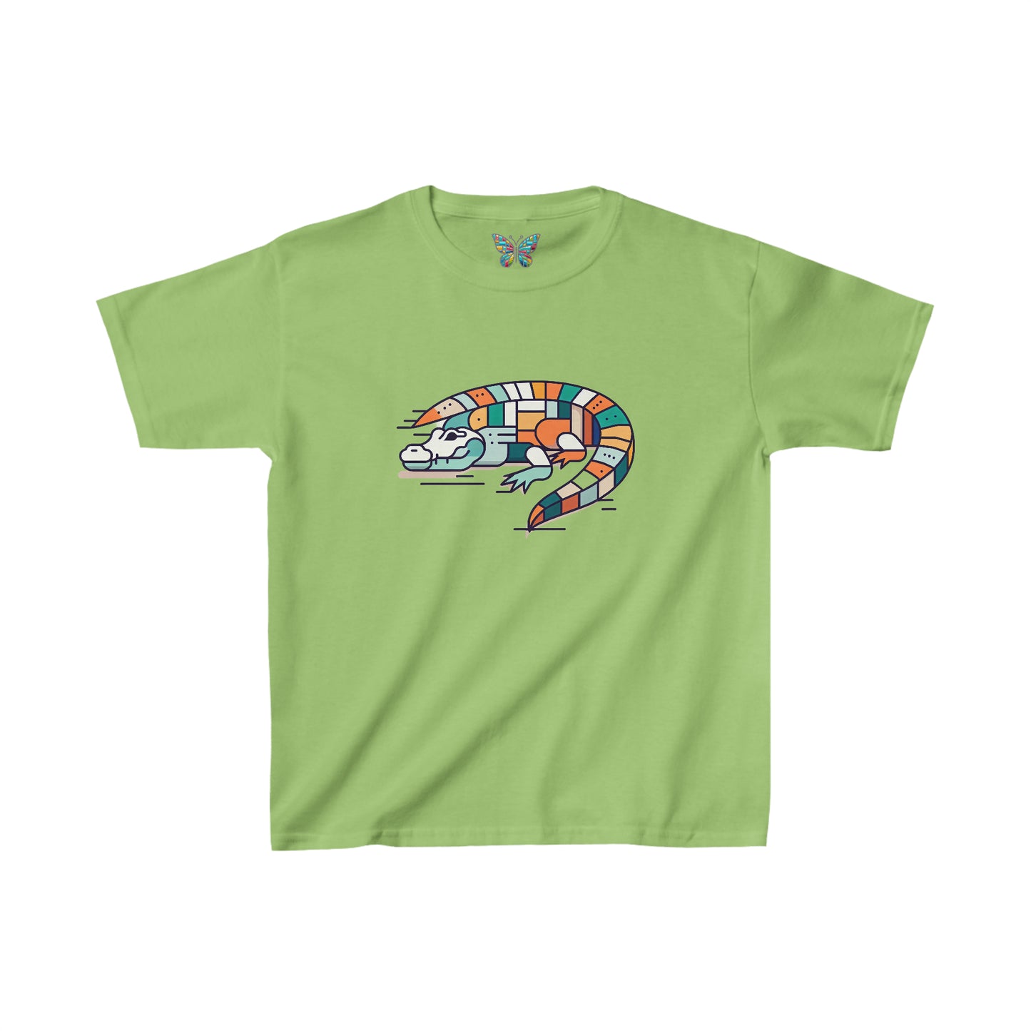 Saltwater Crocodile Blissyectic - Youth - Snazzle Tee