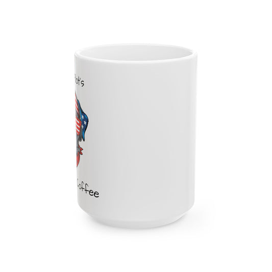 Cool Dog Patriotic Pilot - Snazzle Mug