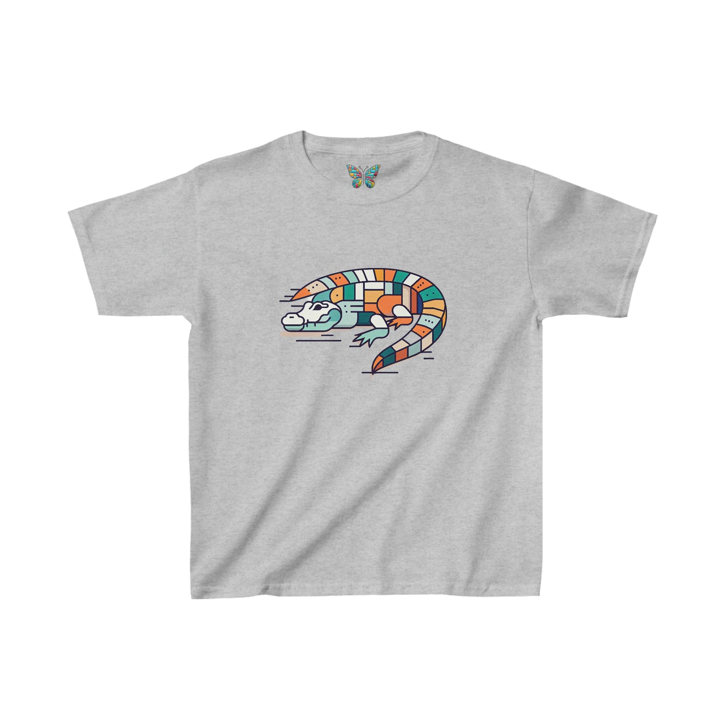 Saltwater Crocodile Blissyectic - Youth - Snazzle Tee