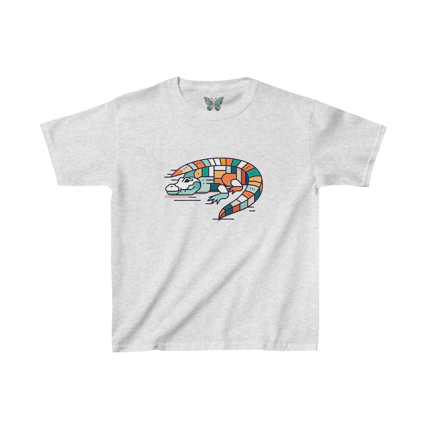 Saltwater Crocodile Blissyectic - Youth - Snazzle Tee
