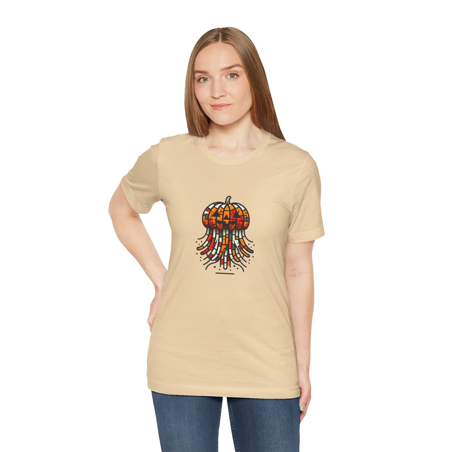 Jack-o'-Lantern Jellyfish Mirthmosphere - Snazzle Tee