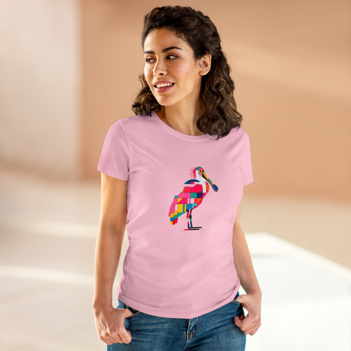 Roseate Spoonbill Jollivex - Women - Snazzle Tee