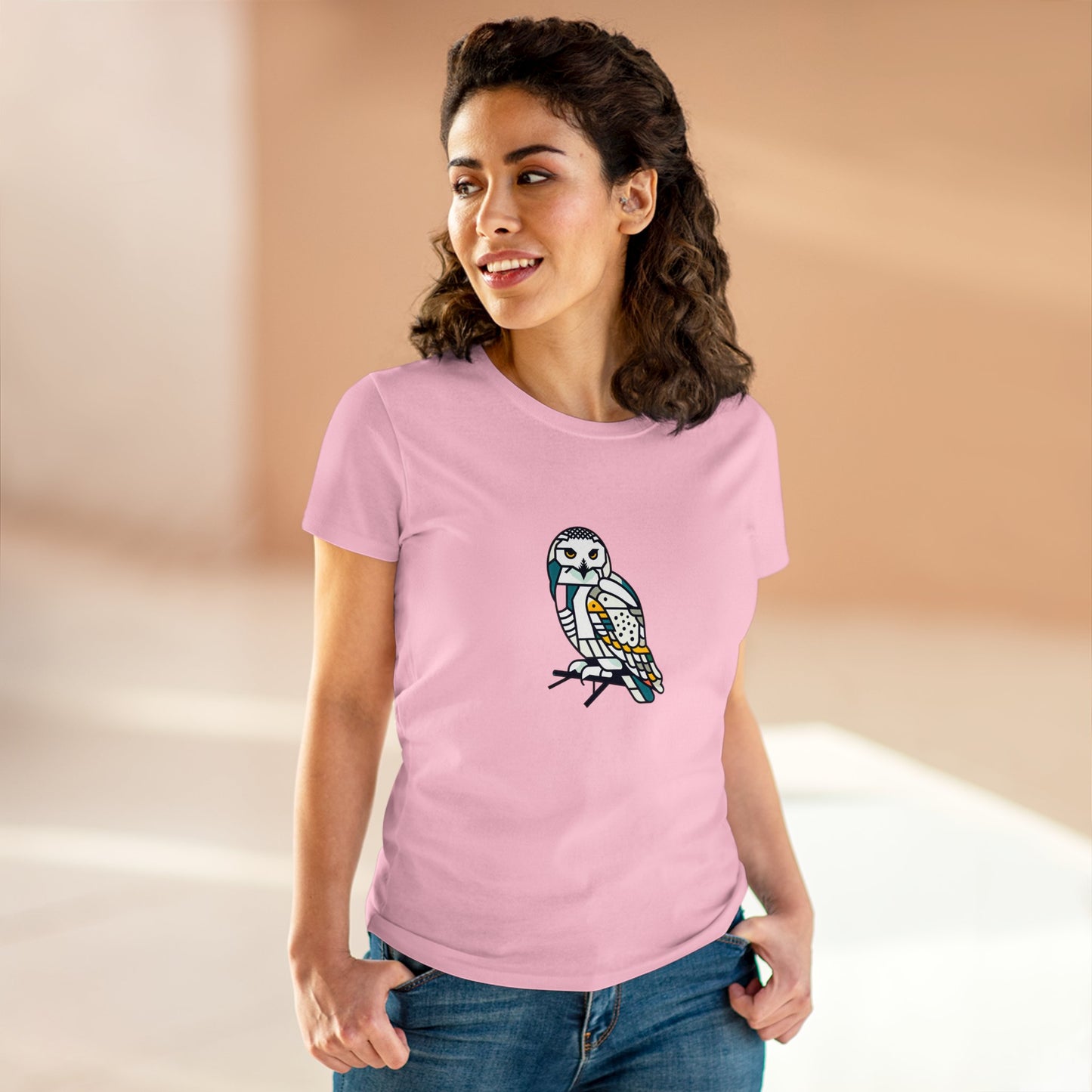 Snowy Owl Expancesthetic - Women - Snazzle Tee