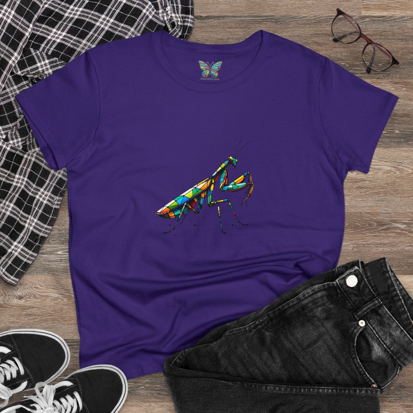 Praying Mantis Inspirapture - Women - Snazzle Tee