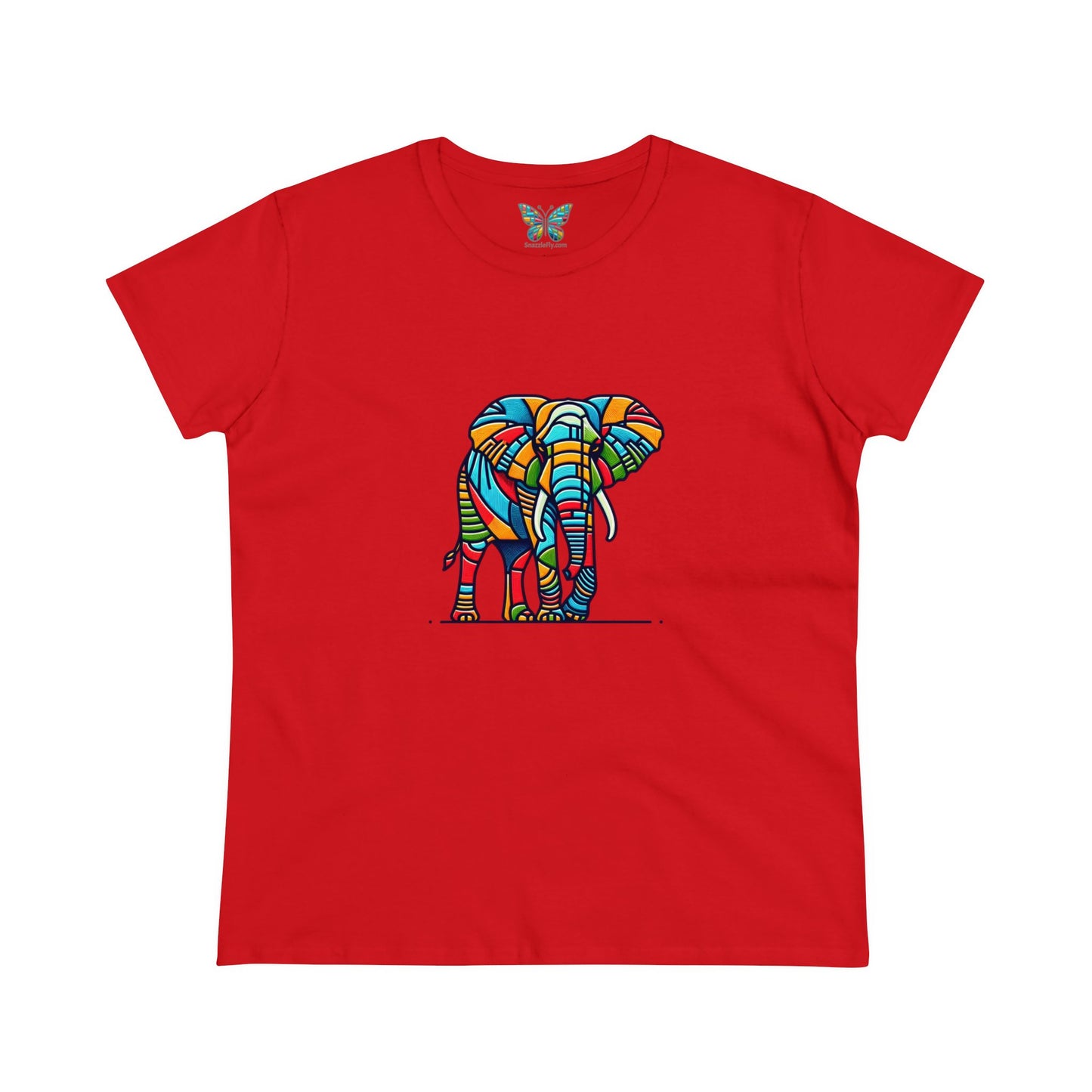 African Elephant Serenitude - Women - Snazzle Tee