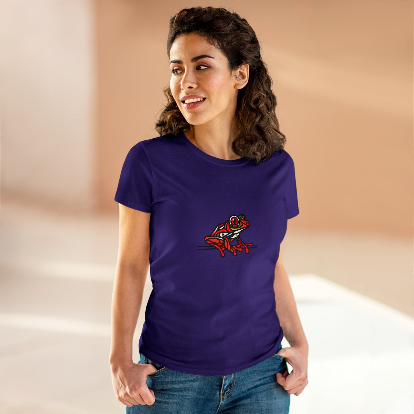 Red-eyed Tree Frog Dreamesque - Women - Snazzle Tee