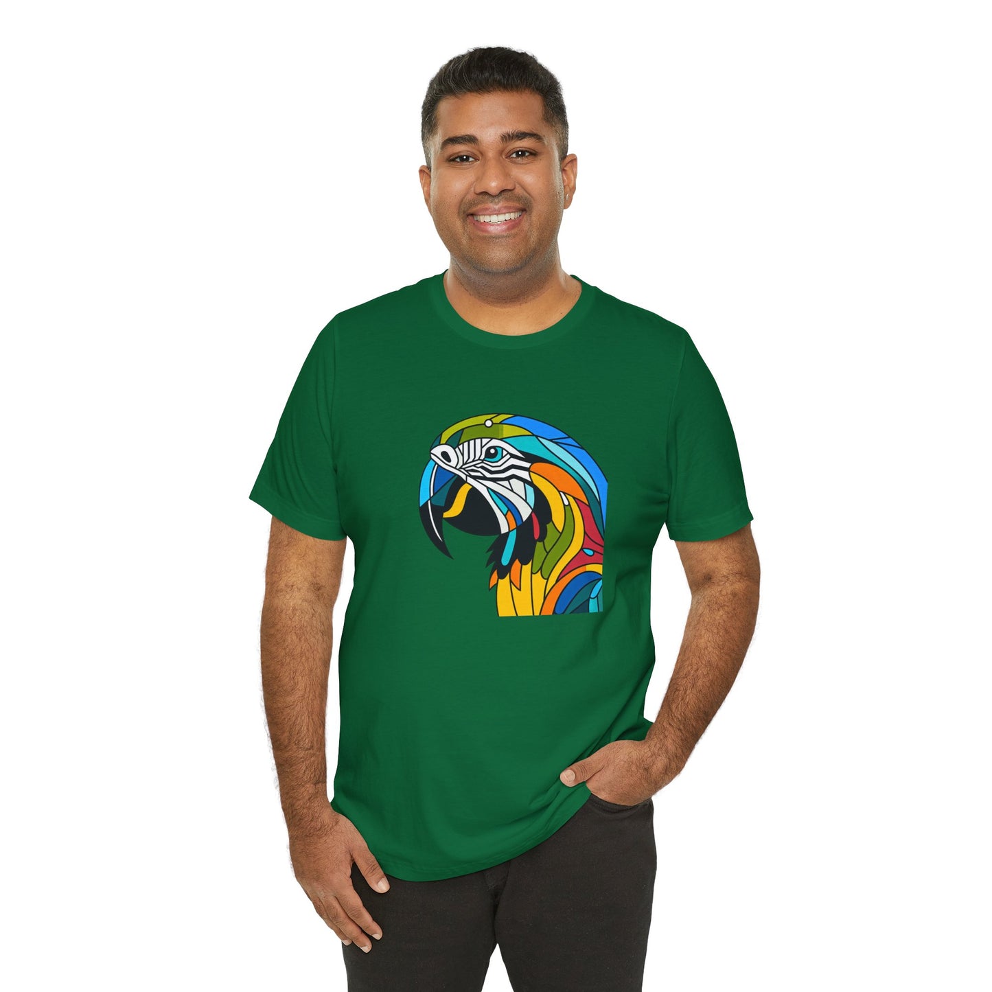 Macaw Parrot Kaleidoshimmer - Snazzle Tee