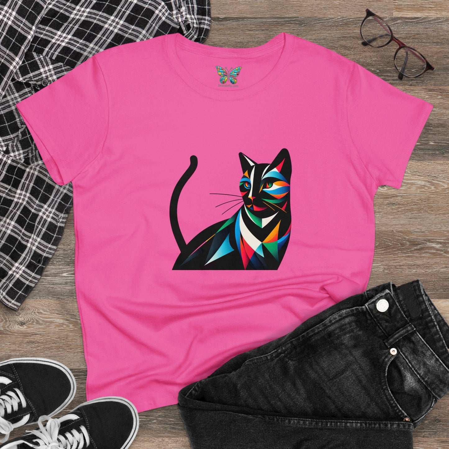 Black Cat Merelune - Women - Snazzle Tee