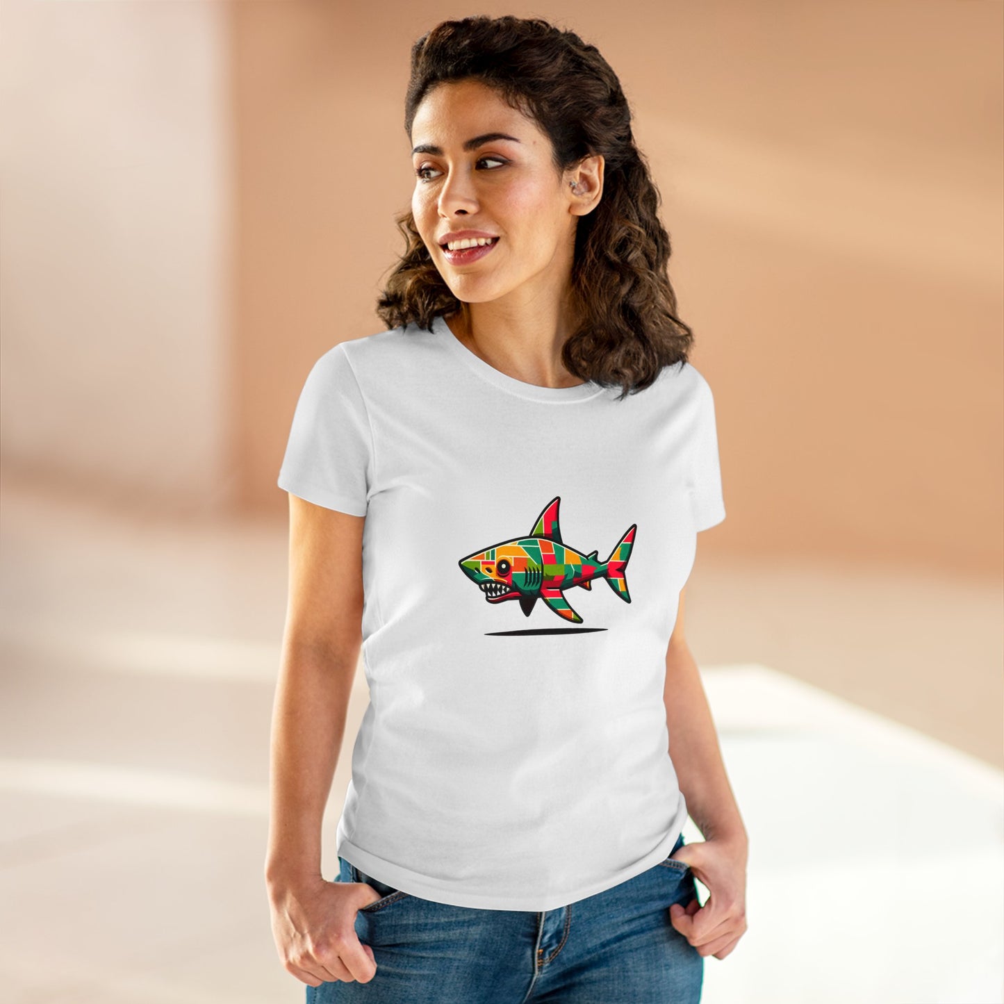 Goblin Shark Sprathasis - Women - Snazzle Tee