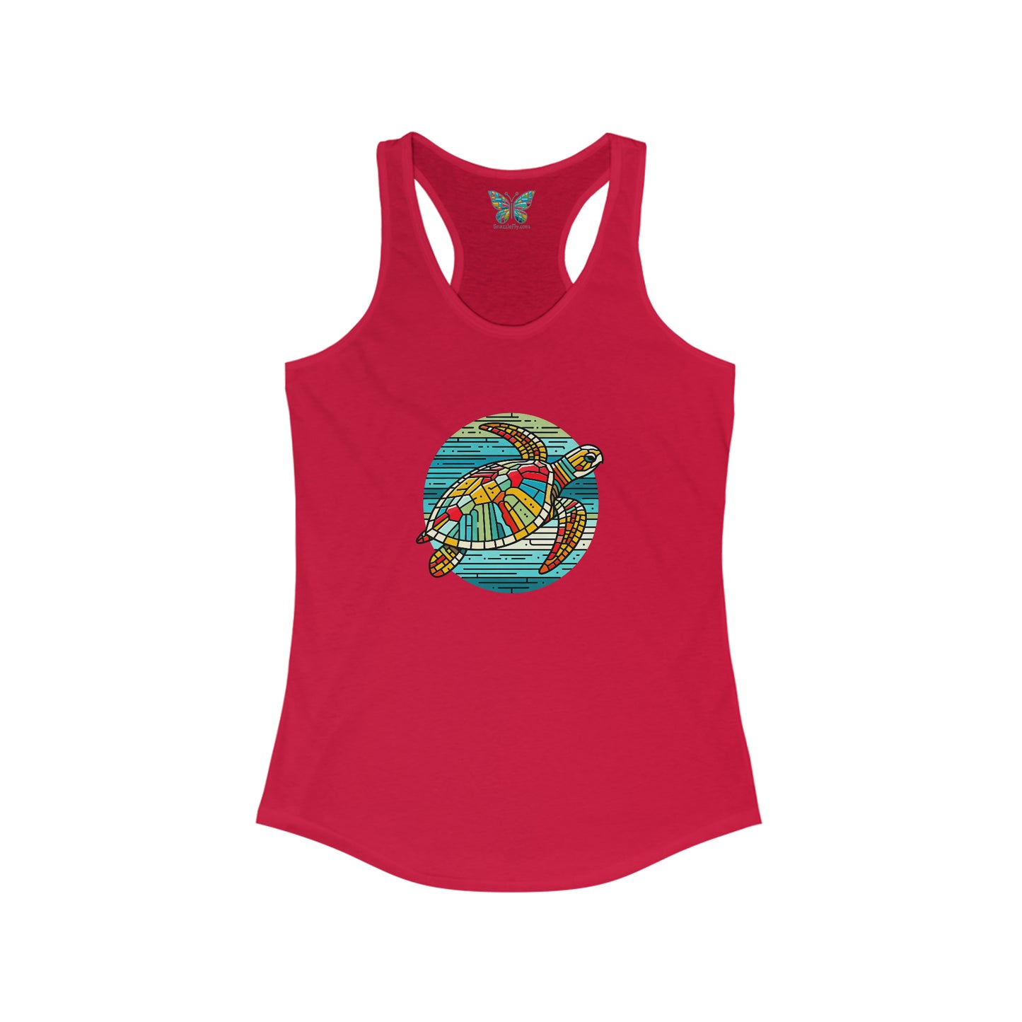 Loggerhead Sea Turtle Kaleidofeel - Women - Snazzle Tank