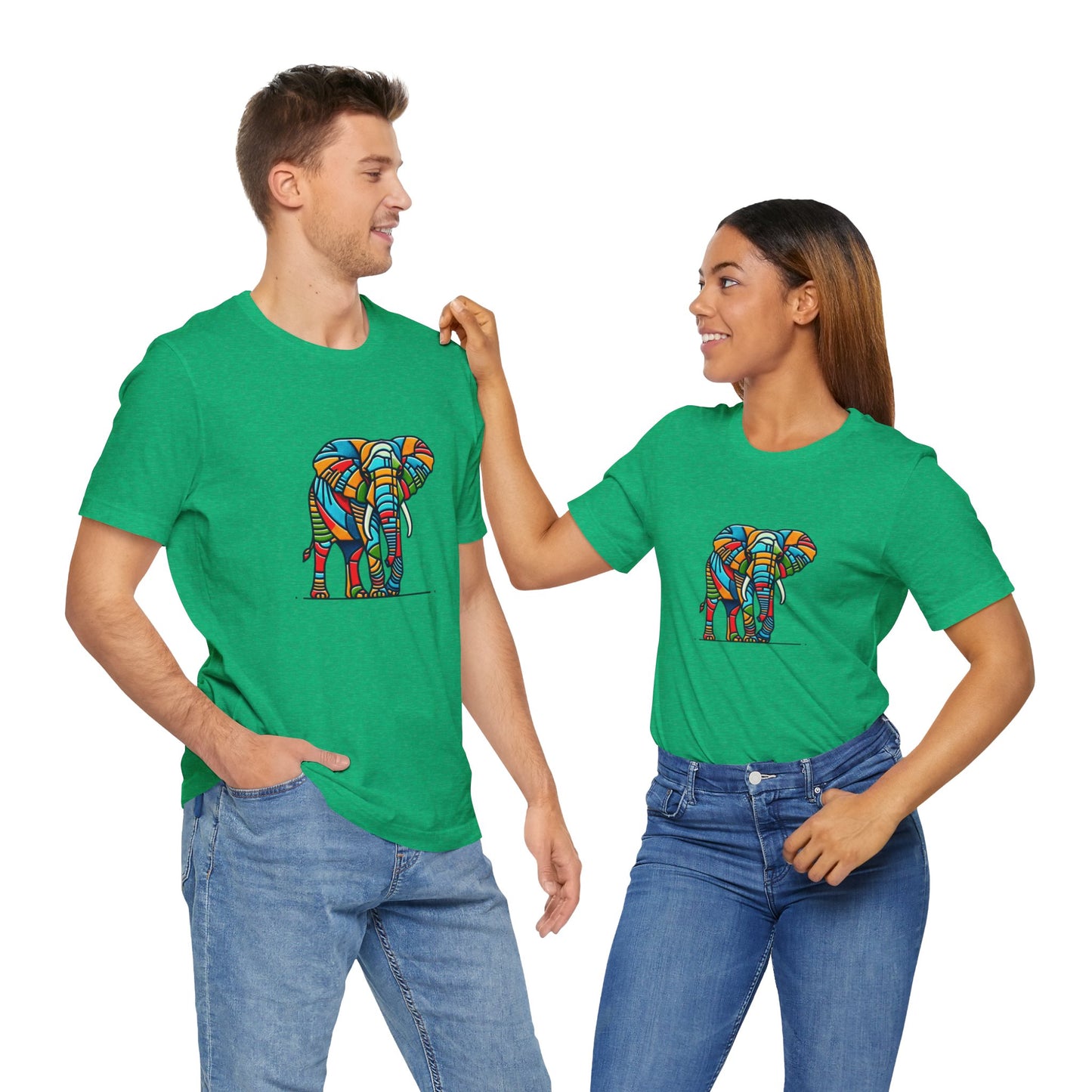 African Elephant Serenitude - Snazzle Tee