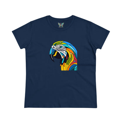 Macaw Parrot Kaleidoshimmer - Women - Snazzle Tee