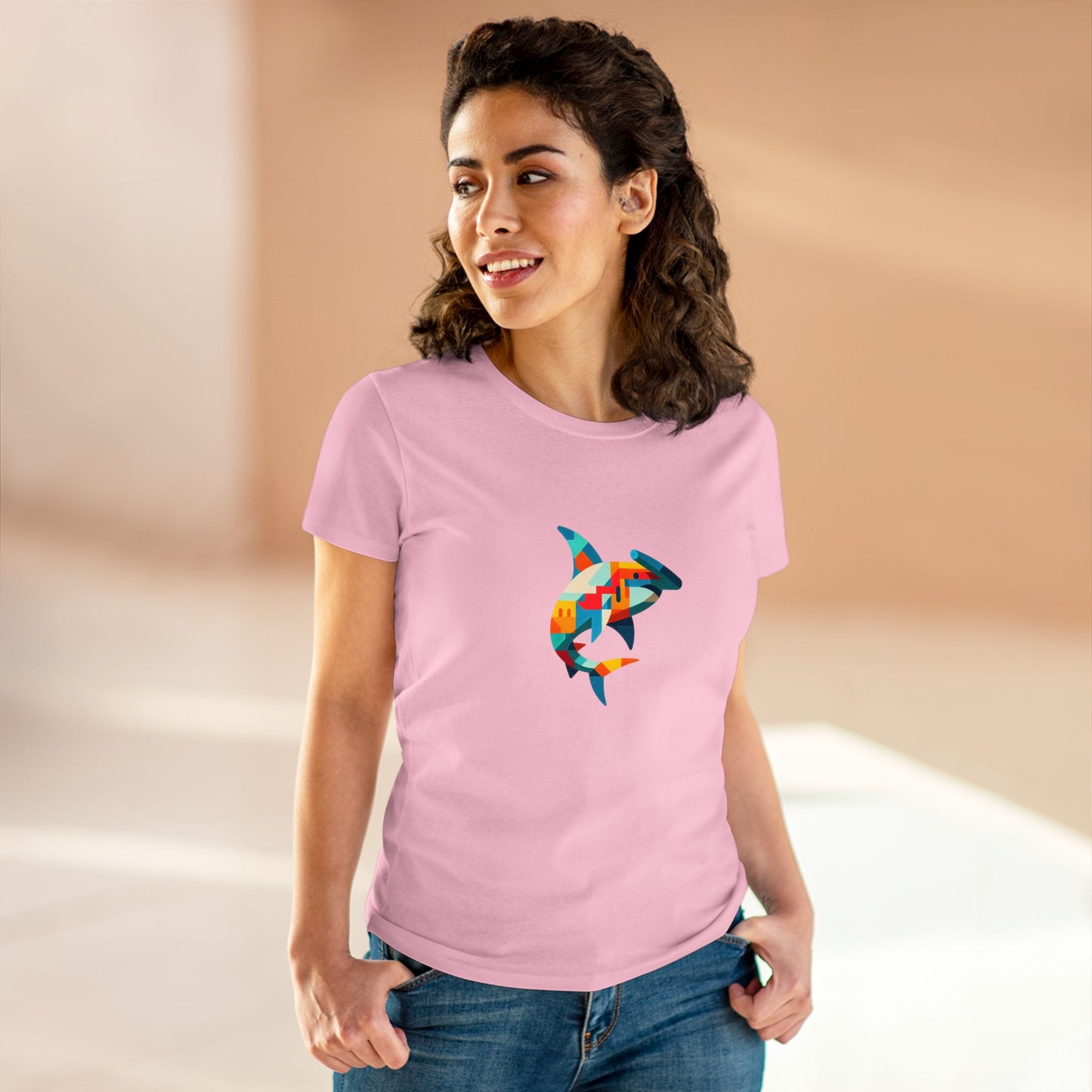 Hammerhead Shark Mosaflow - Women - Snazzle Tee