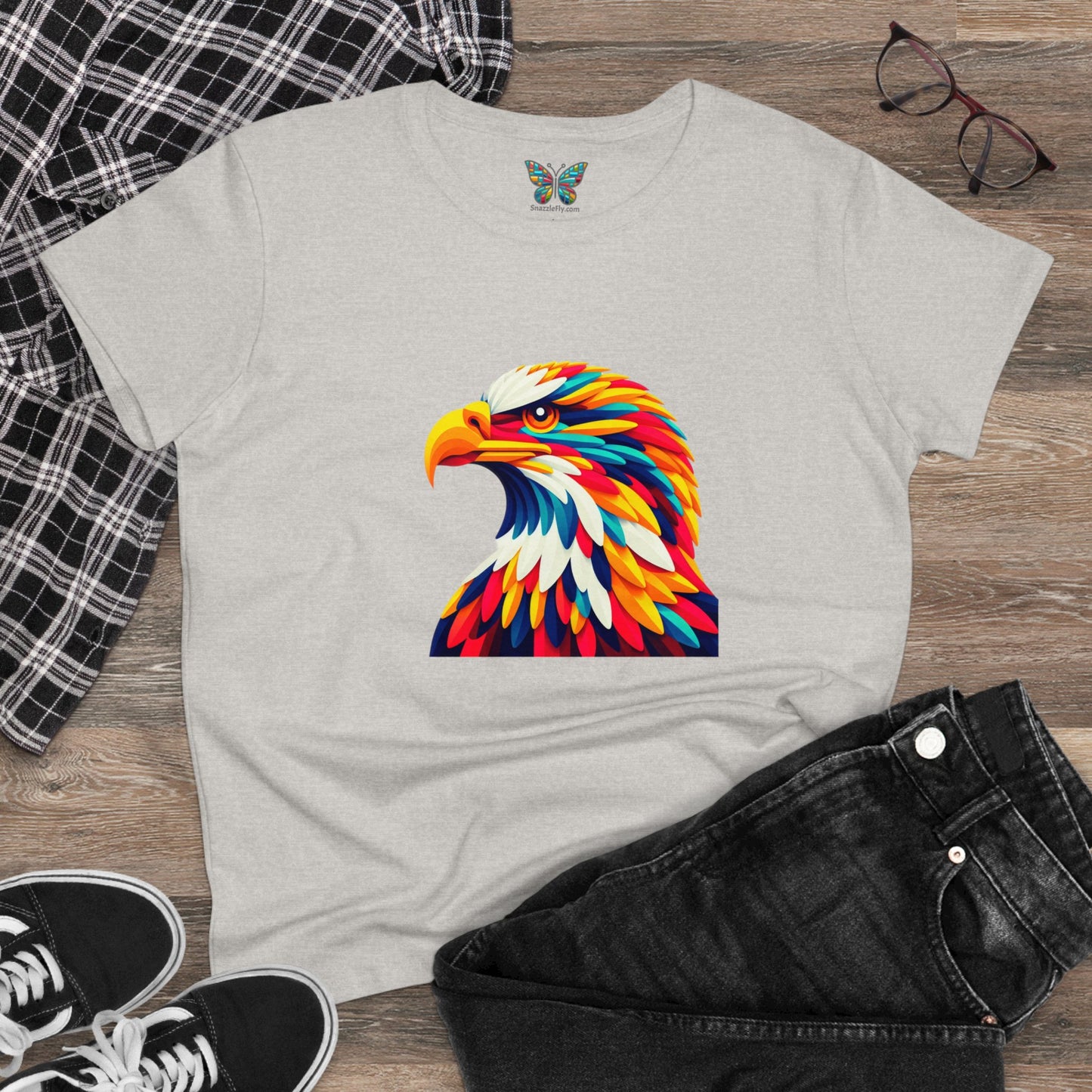 Bald Eagle Splendafrik - Women - Snazzle Tee