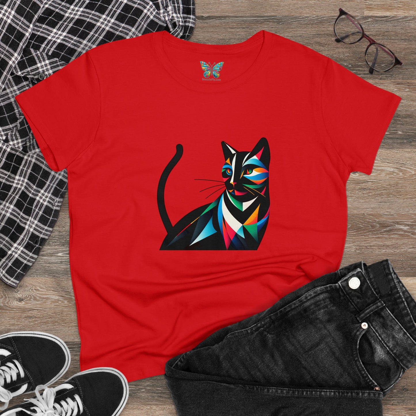 Black Cat Merelune - Women - Snazzle Tee