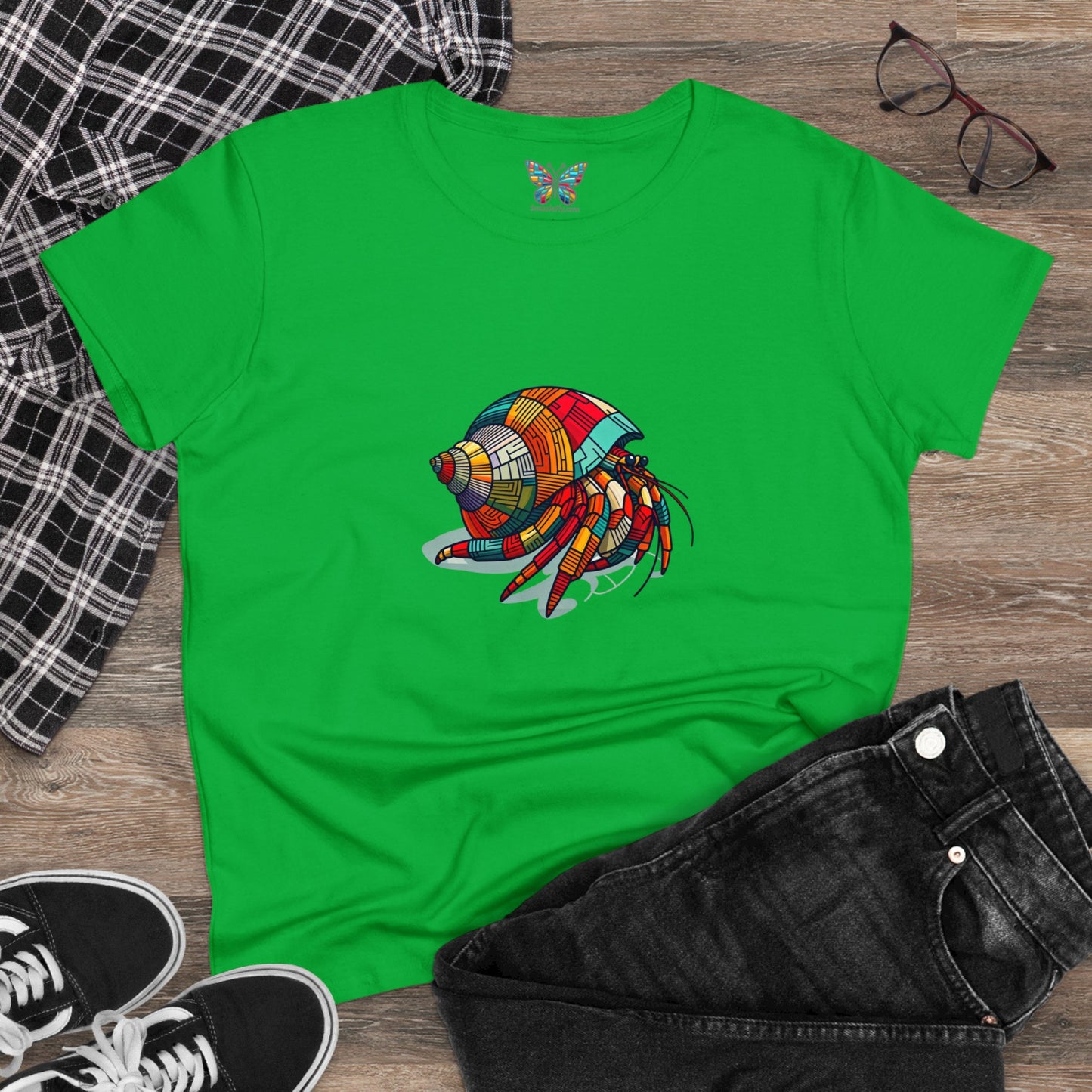 Hermit Crabcrustacean Serensketch - Women - Snazzle Tee