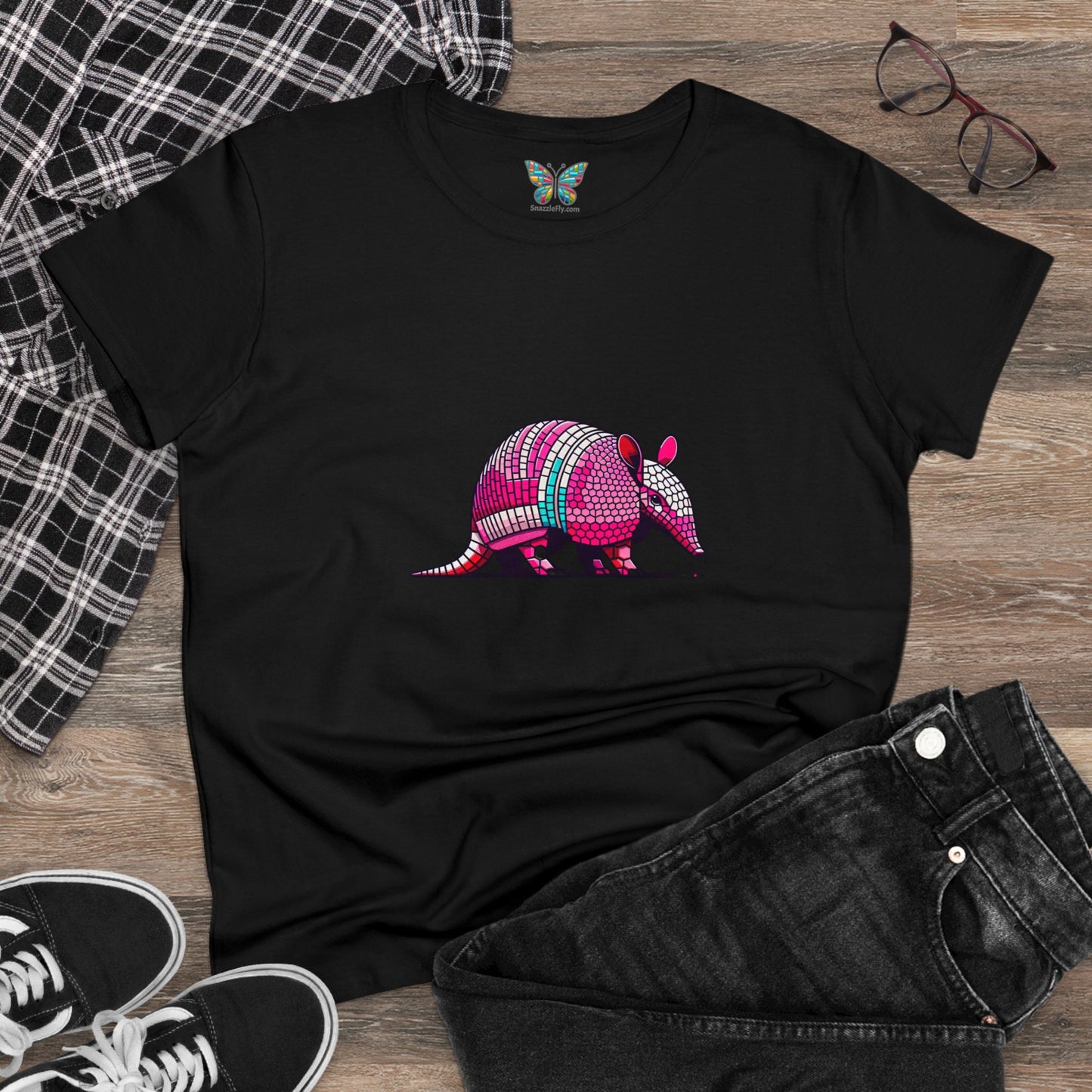 Pink Fairy Armadillo Serenivibes - Women - Snazzle Tee