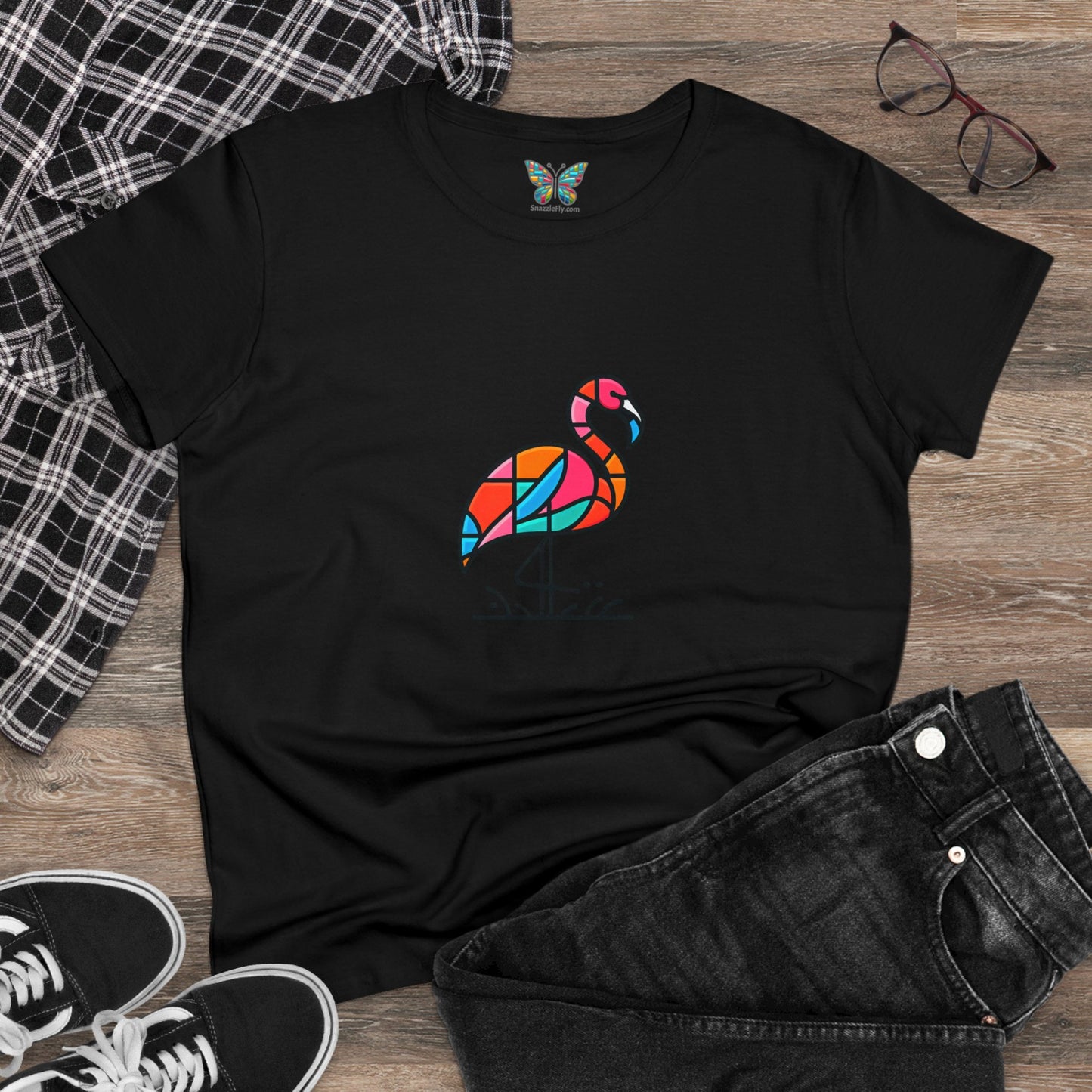 Flamingo Dazzlitude - Women - Snazzle Tee