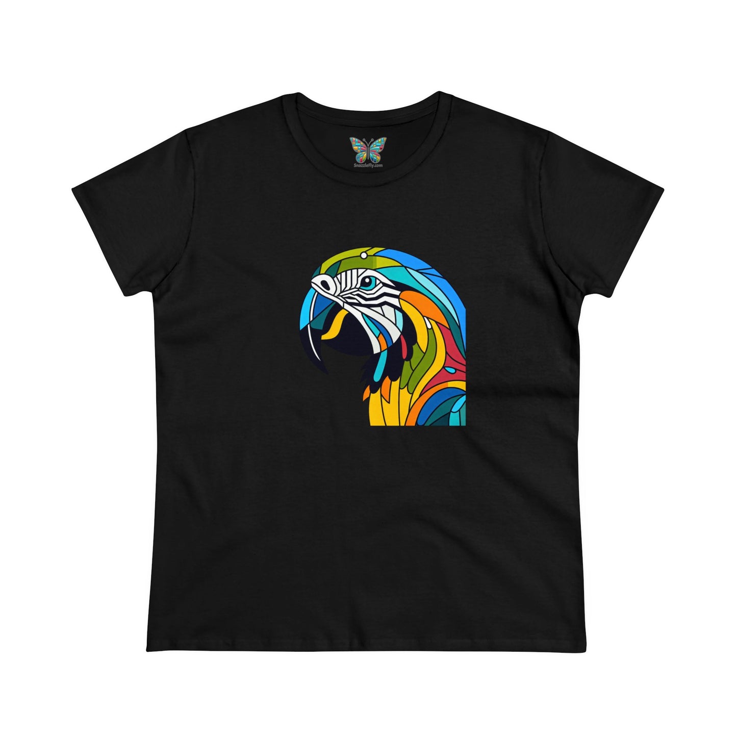 Macaw Parrot Kaleidoshimmer - Women - Snazzle Tee