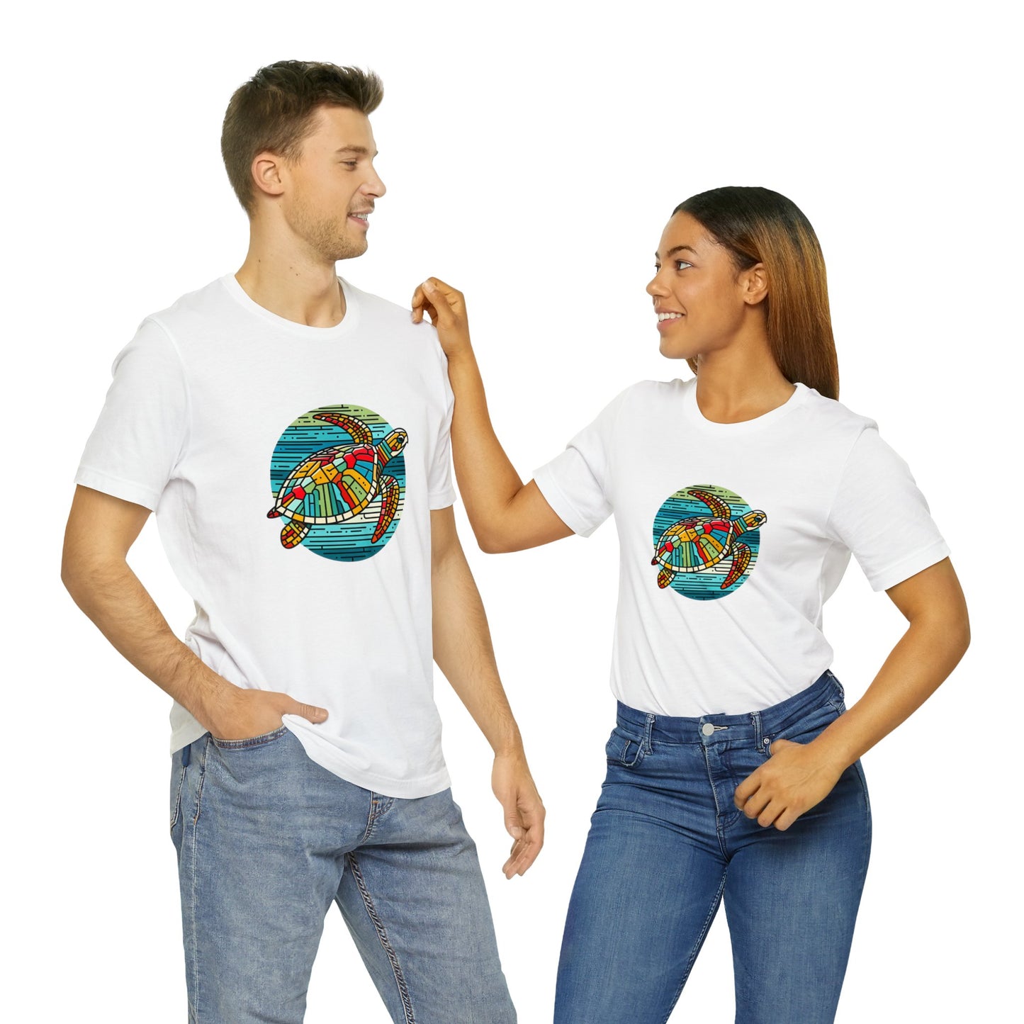 Loggerhead Sea Turtle Kaleidofeel - Snazzle Tee