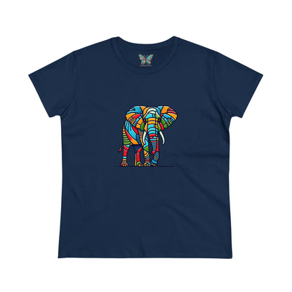 African Elephant Serenitude - Women - Snazzle Tee