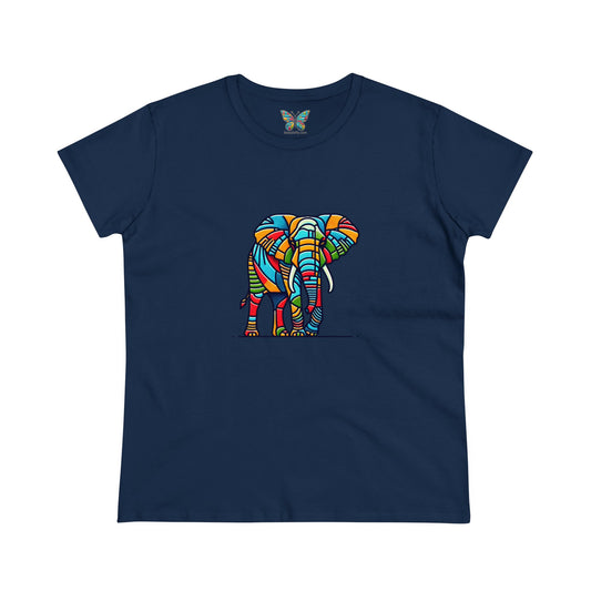 African Elephant Serenitude - Women - Snazzle Tee