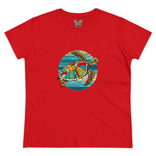 Loggerhead Sea Turtle Kaleidofeel - Women - Snazzle Tee