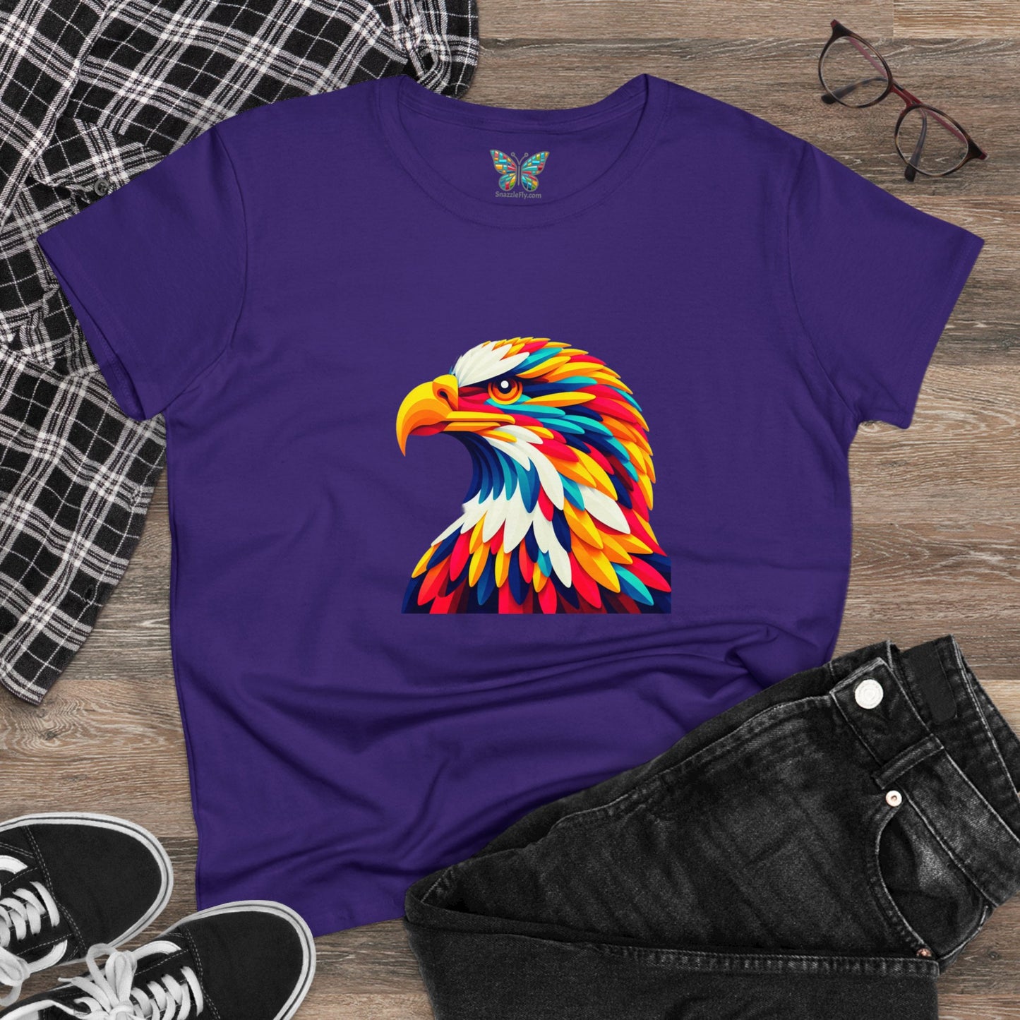 Bald Eagle Splendafrik - Women - Snazzle Tee