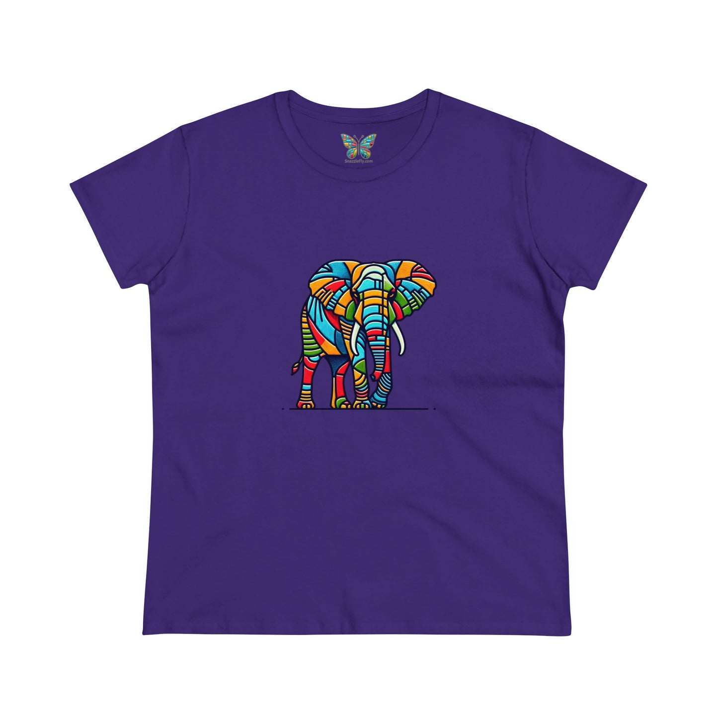 African Elephant Serenitude - Women - Snazzle Tee