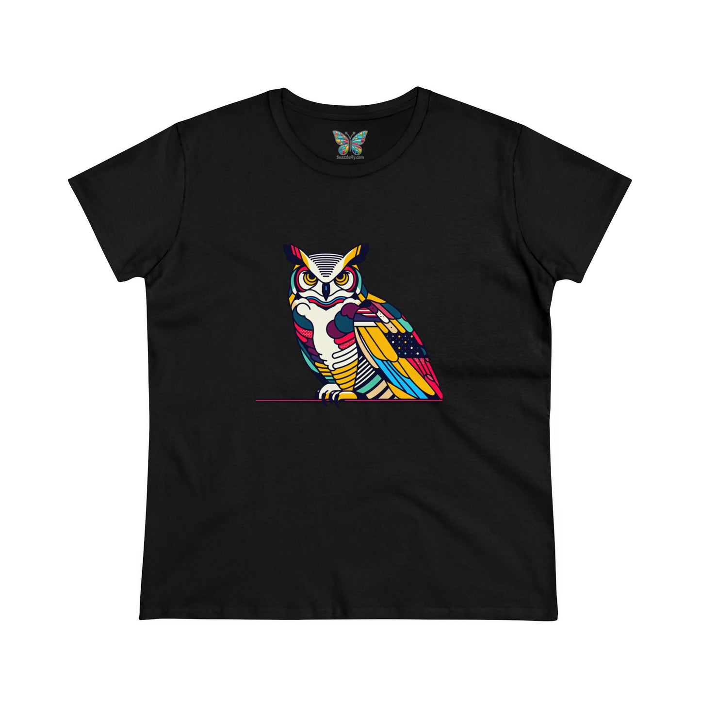 Great Horned Owl Inspyrava - Women - Snazzle Tee