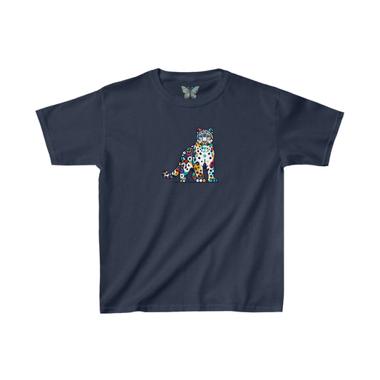 Snow Leopard Mystivibe - Youth - Snazzle Tee
