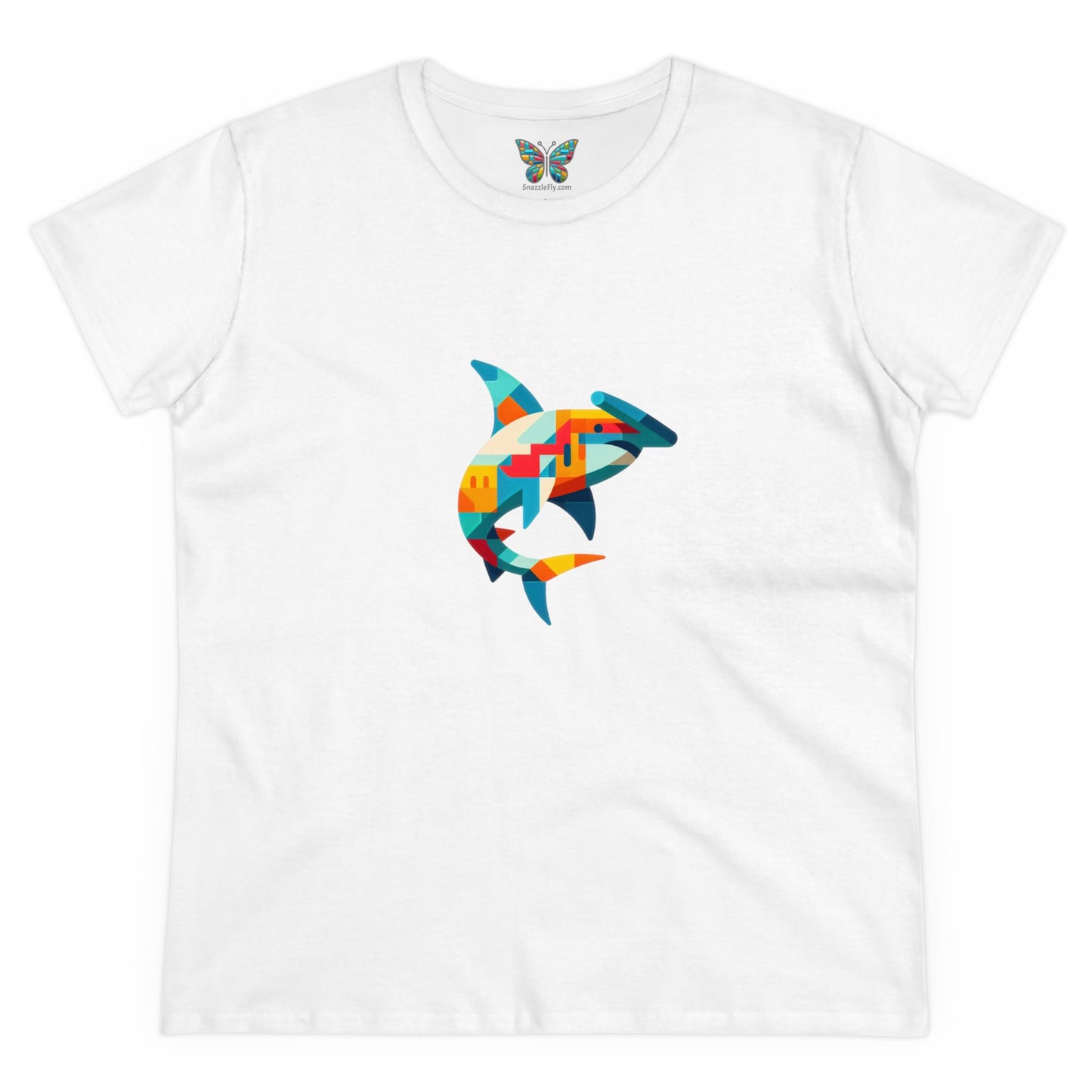 Hammerhead Shark Mosaflow - Women - Snazzle Tee