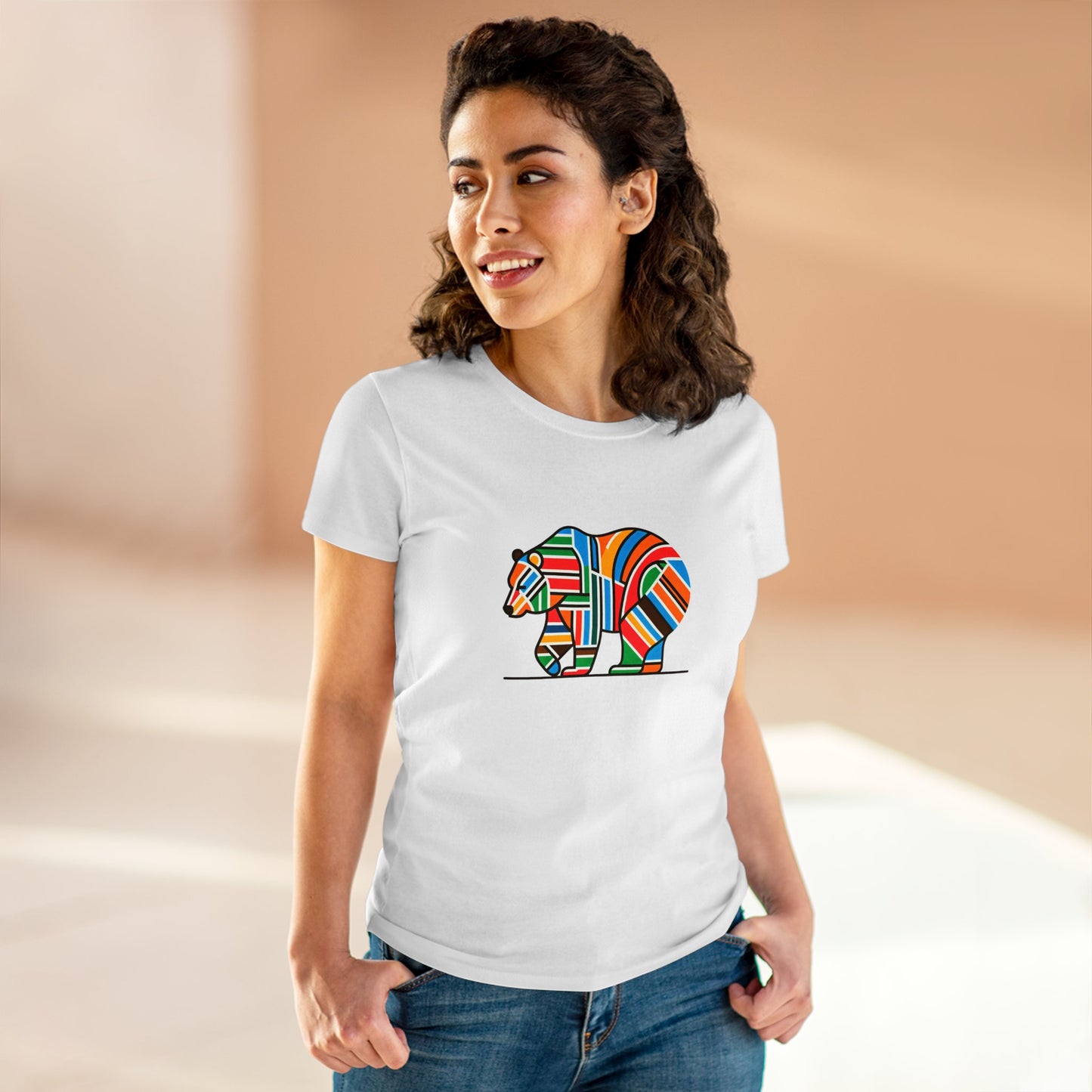 Grizzly Bear Joviscape - Women - Snazzle Tee