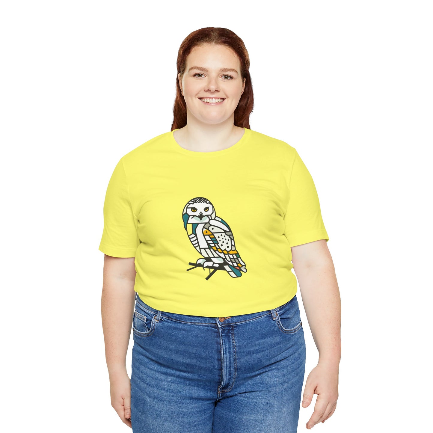 Snowy Owl Expancesthetic - Snazzle Tee