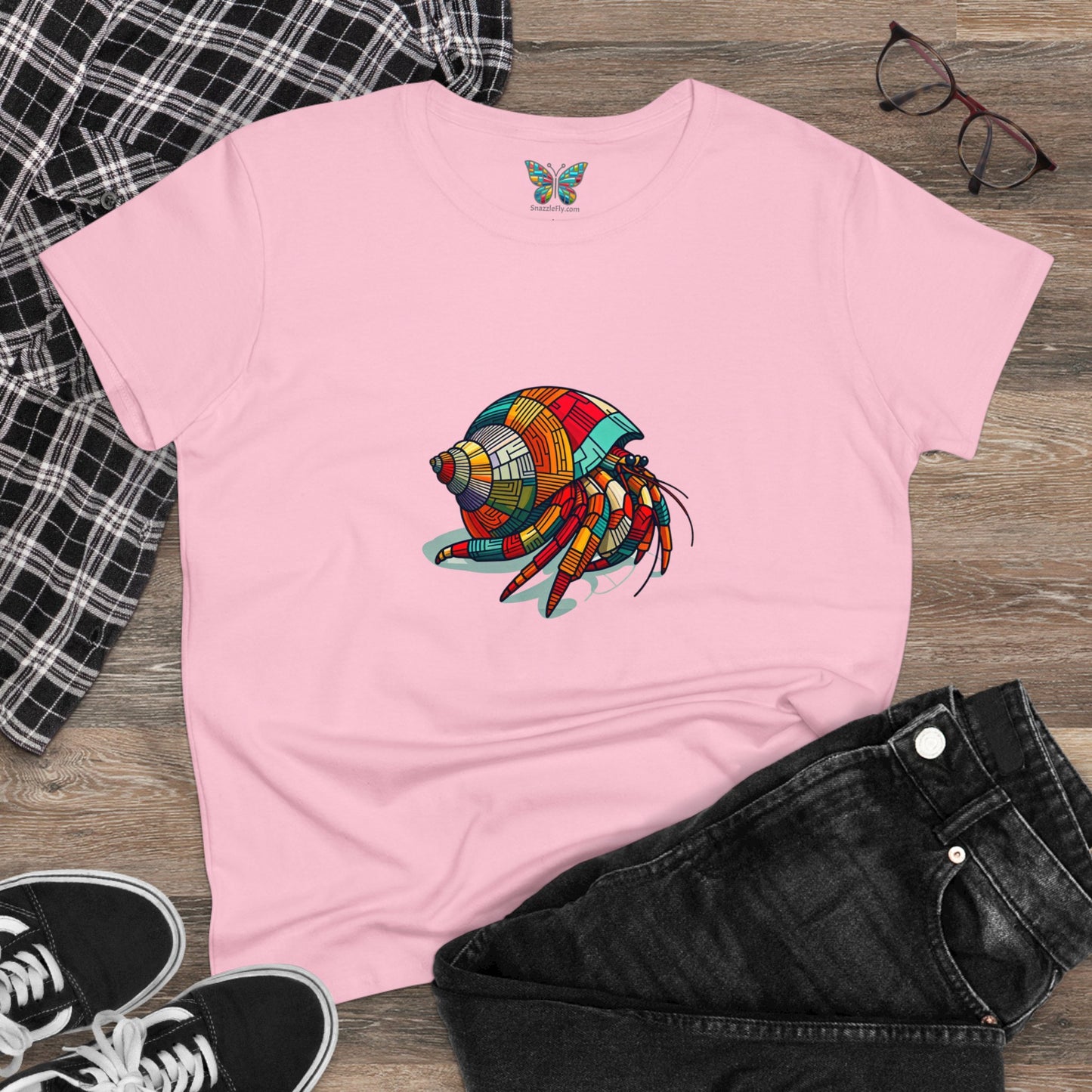 Hermit Crabcrustacean Serensketch - Women - Snazzle Tee