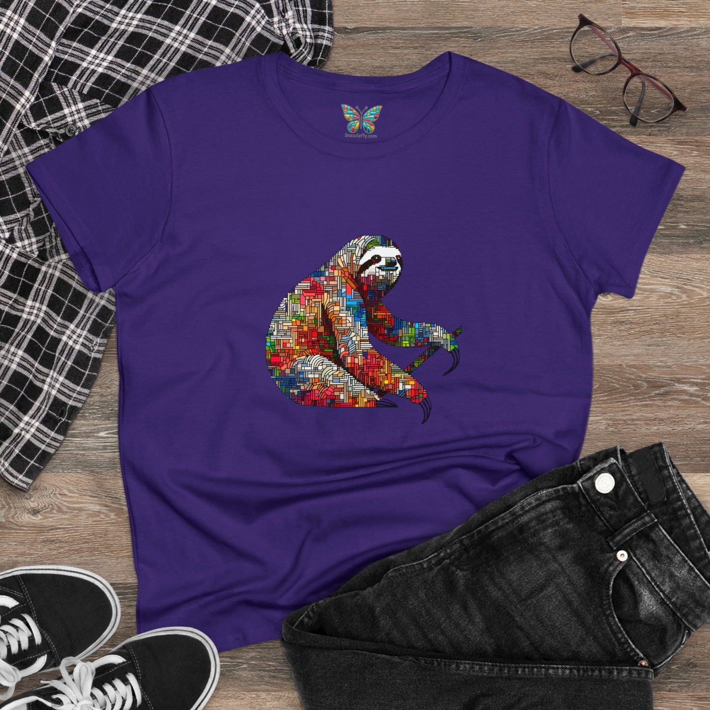 Sloth Vibroscape - Women - Snazzle Tee