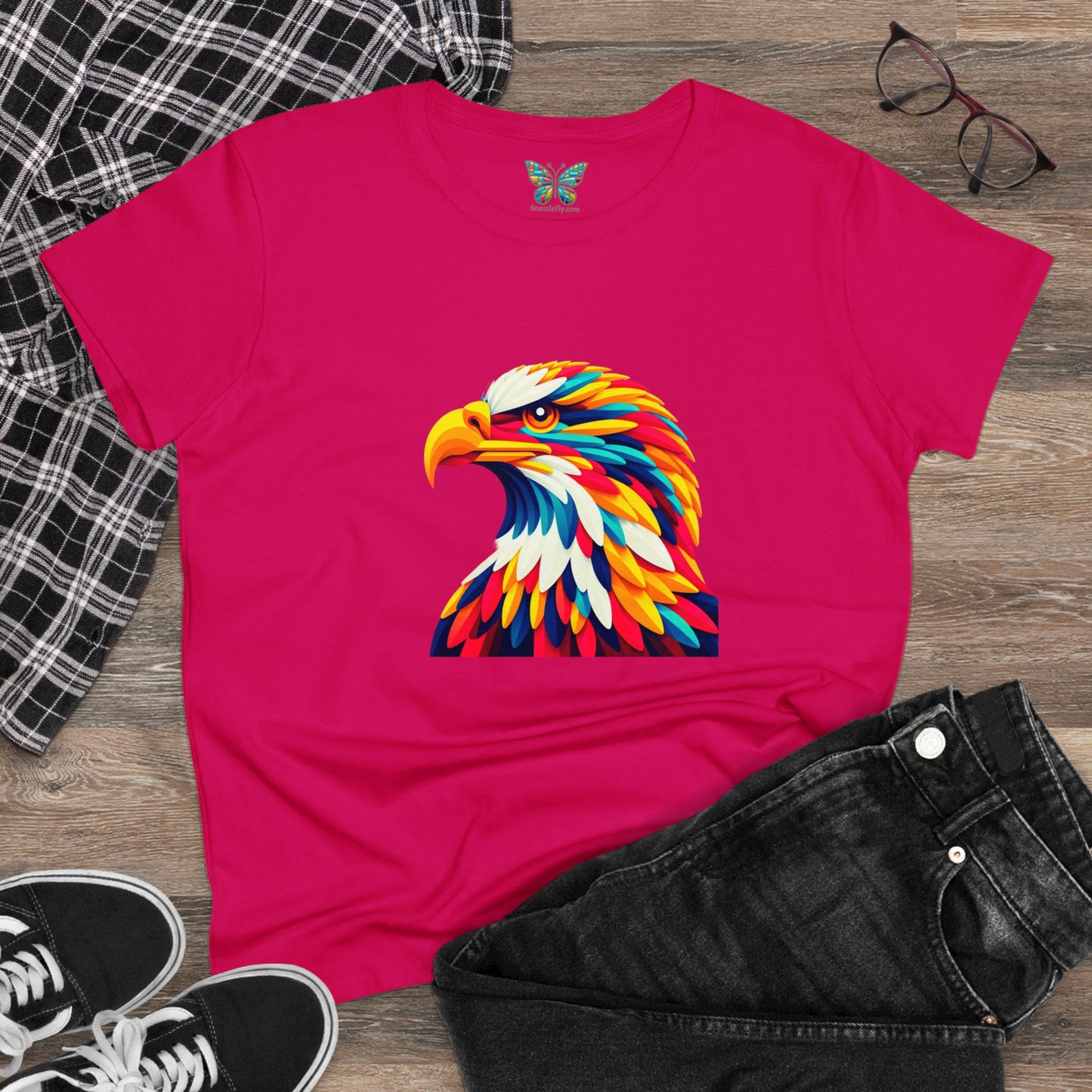 Bald Eagle Splendafrik - Women - Snazzle Tee