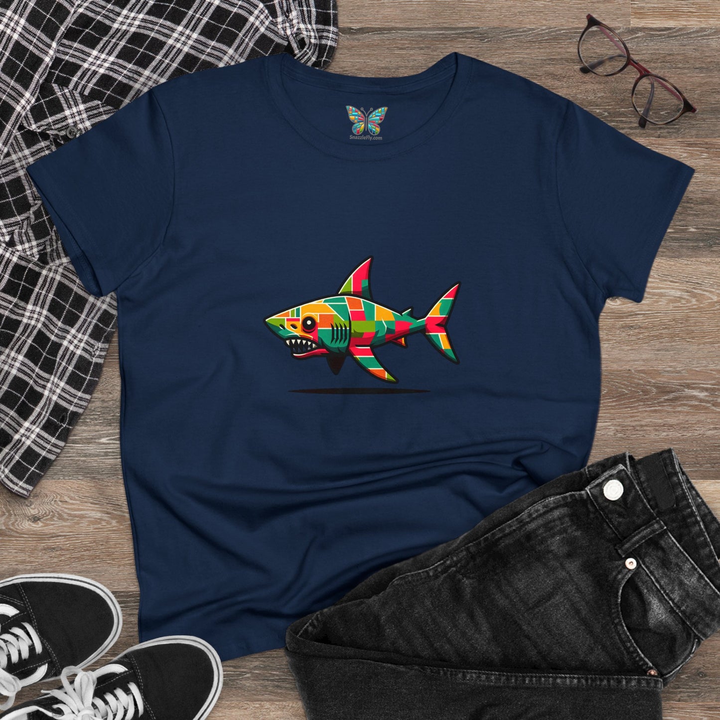 Goblin Shark Sprathasis - Women - Snazzle Tee