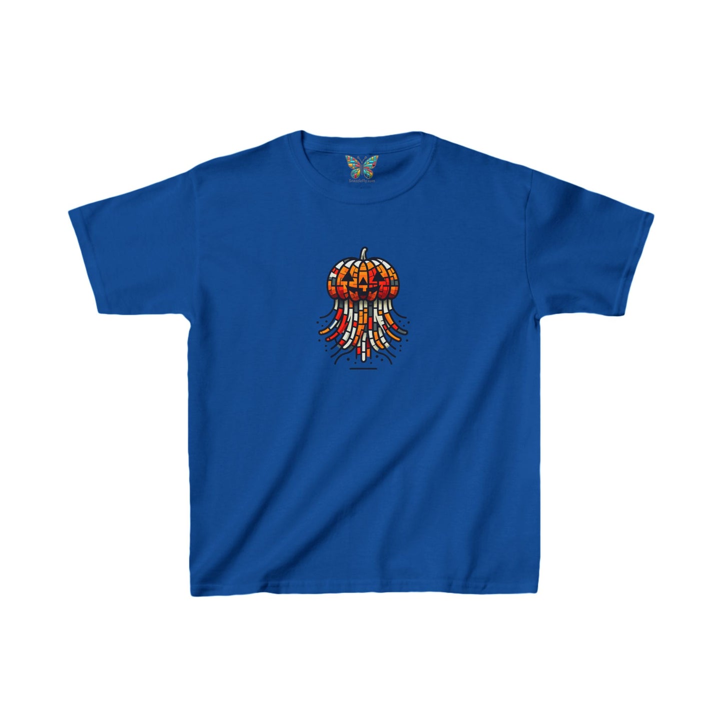 Jack-o'-Lantern Jellyfish Mirthmosphere - Youth - Snazzle Tee