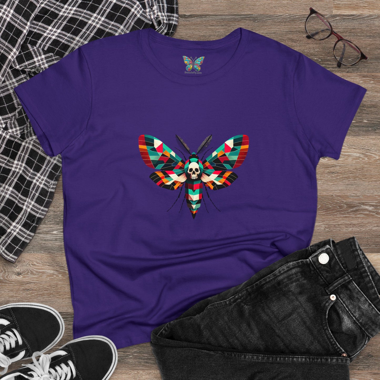 Death’s-head Hawkmoth Mystophyra - Women - Snazzle Tee