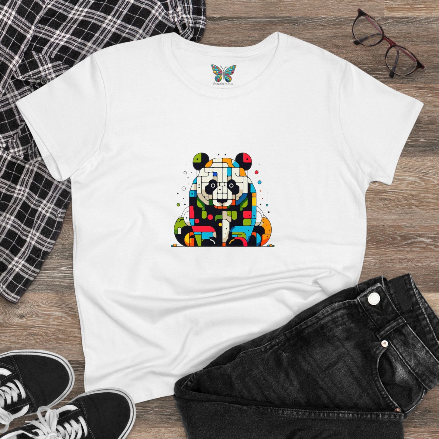 Giant Panda Solacitude - Women - Snazzle Tee