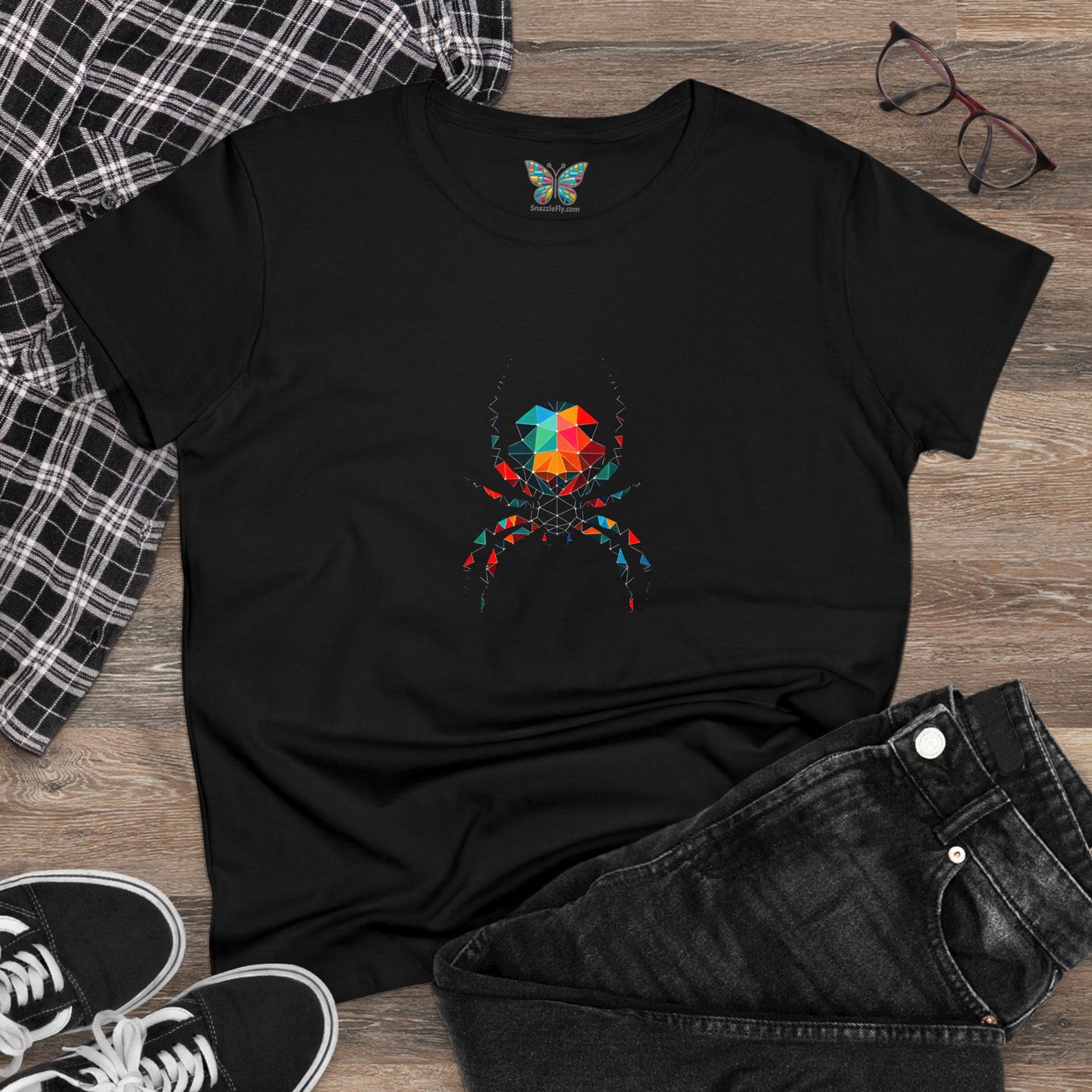 Black Widow Spider Veledance - Women - Snazzle Tee